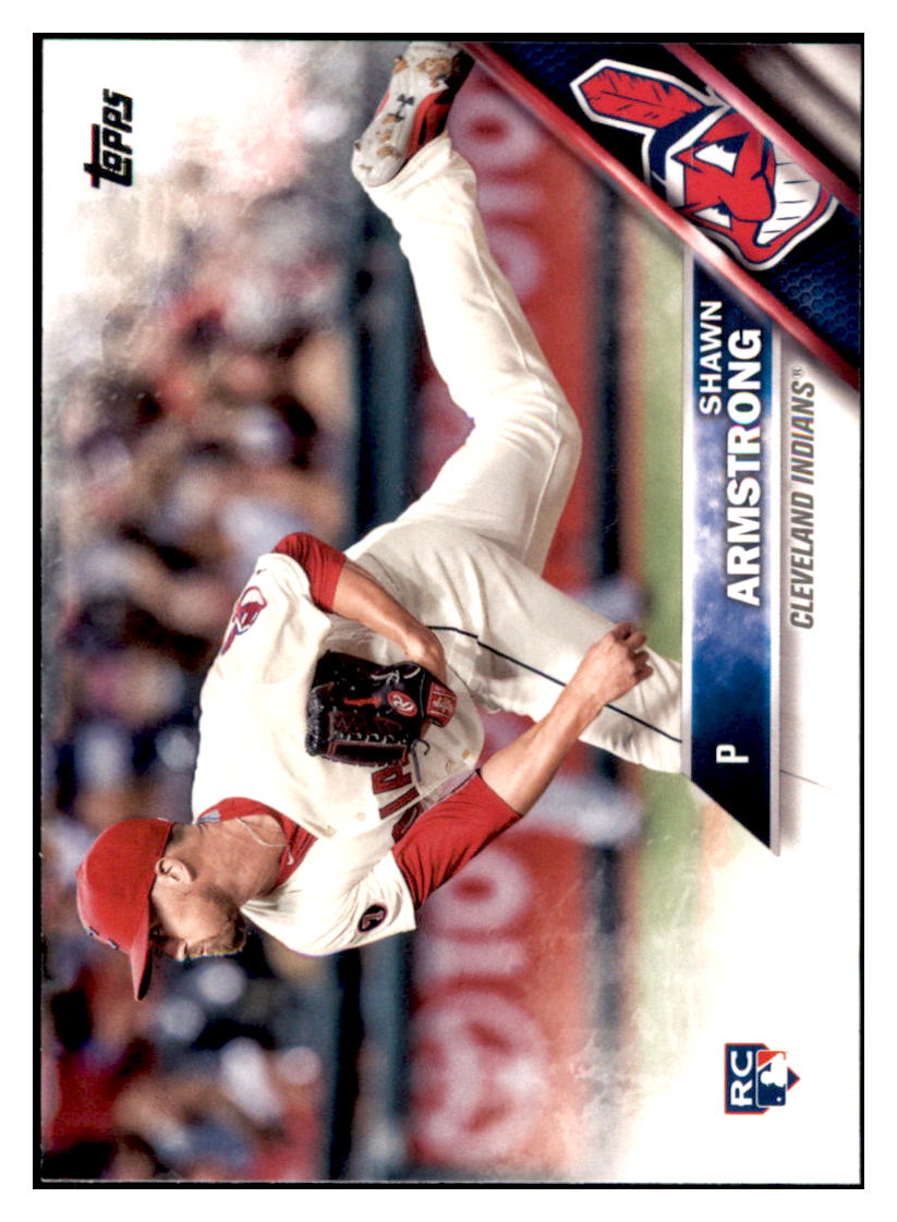 2016 Topps Shawn Armstrong Cleveland Indians #603 Baseball card MATV3 simple Xclusive Collectibles