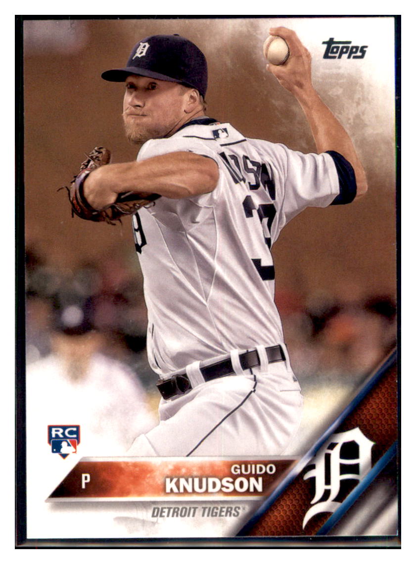 2016 Topps Guido Knudson Detroit Tigers #490 Baseball card MATV3 simple Xclusive Collectibles
