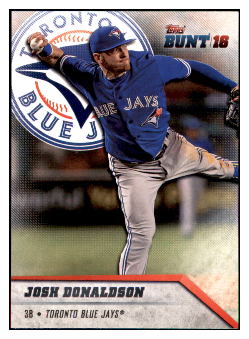 2016 Topps Bunt Josh Donaldson Toronto Blue Jays #46 Baseball card MATV3 simple Xclusive Collectibles