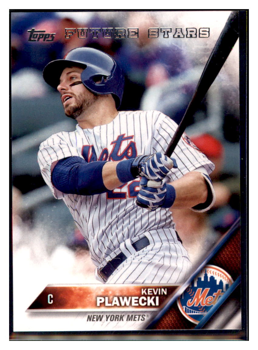 2016 Topps Kevin Plawecki New York Mets #326 Baseball card MATV3_1a simple Xclusive Collectibles