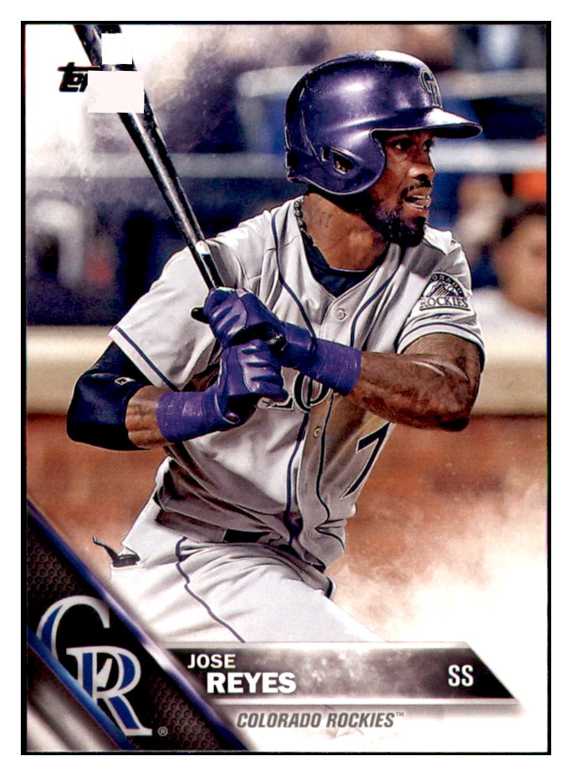 2016 Topps Jose Reyes Colorado Rockies #451 Baseball card MATV3 simple Xclusive Collectibles