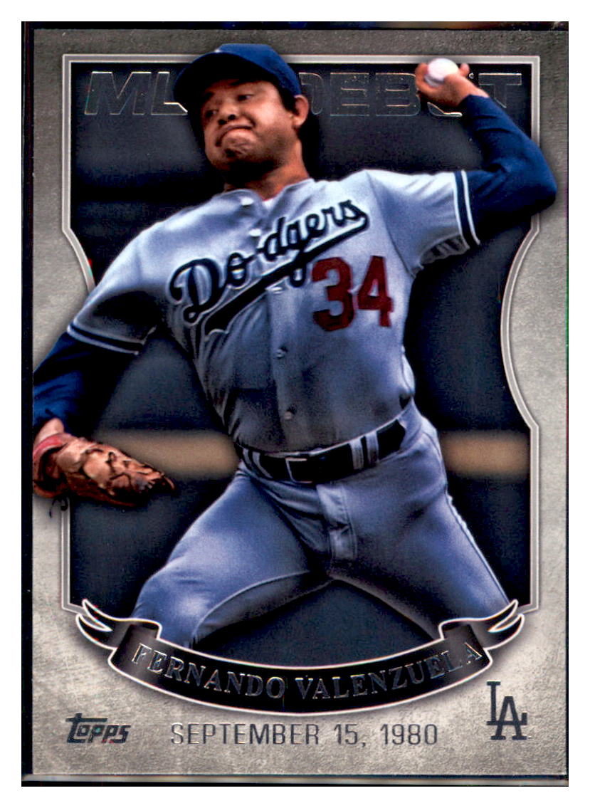 2016 Topps Fernando Valenzuela Los Angeles Dodgers #MLBD-38 Baseball card  MATV3