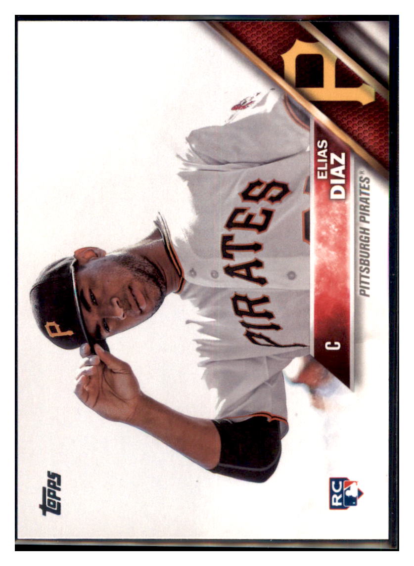2016 Topps Elias Diaz  Pittsburgh Pirates Rookie #504 Baseball card   MATV3 simple Xclusive Collectibles
