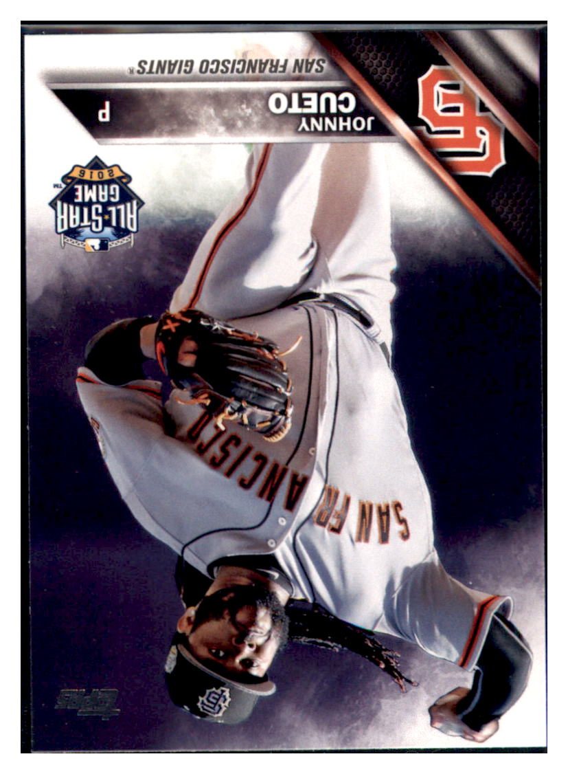 2016 Topps Update Johnny Cueto ASG San Francisco Giants #US252a Baseball
card MATV3 simple Xclusive Collectibles