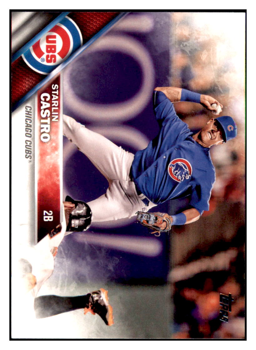 2016 Topps Starlin Castro Chicago Cubs #212 Baseball card MATV3 simple Xclusive Collectibles