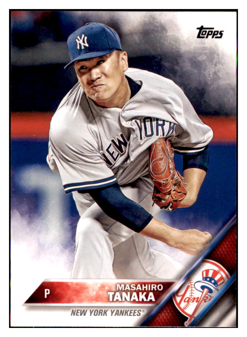 2016 Topps Masahiro Tanaka  New York Yankees #5 Baseball card   MATV3 simple Xclusive Collectibles