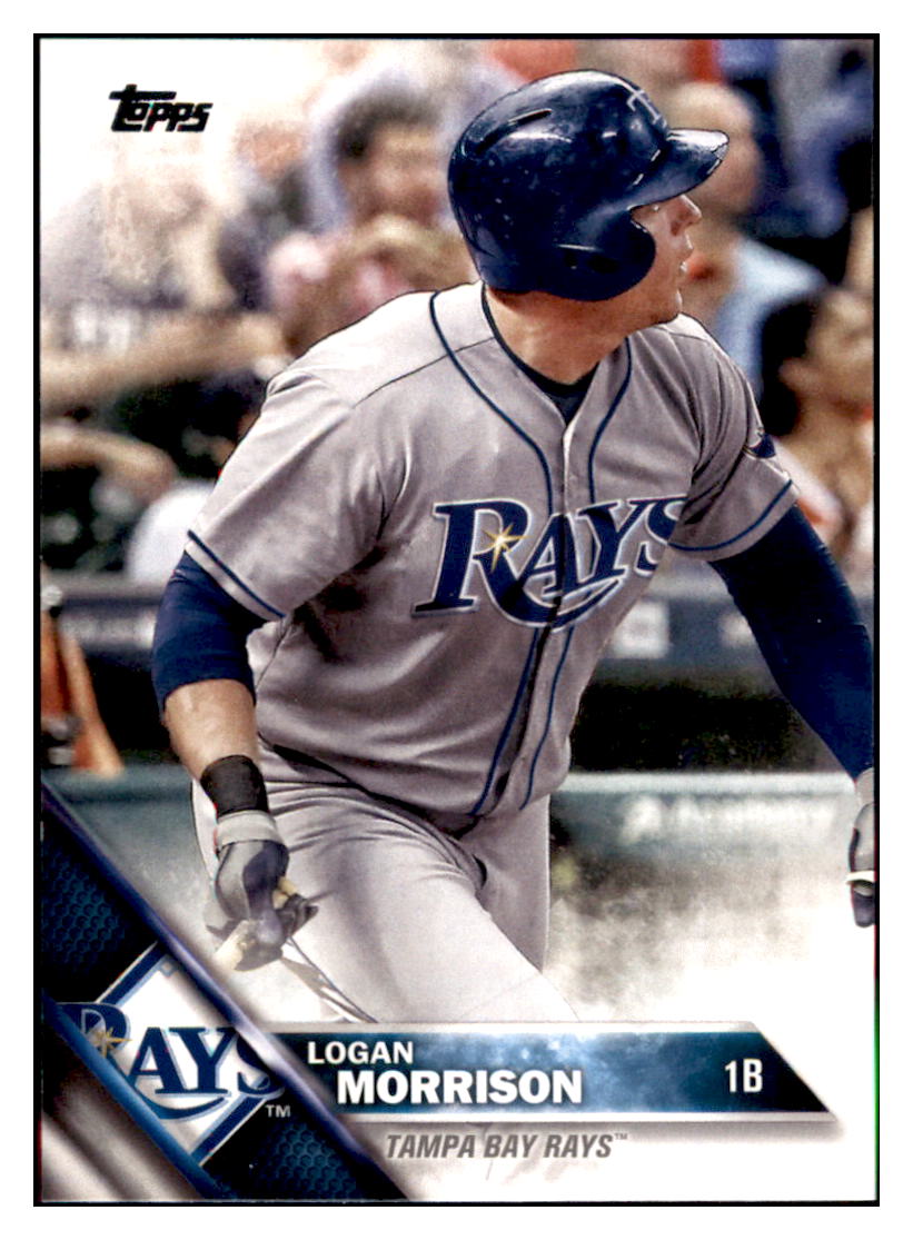 2016 Topps Logan Morrison  Tampa Bay Rays #469 Baseball card   MATV3 simple Xclusive Collectibles