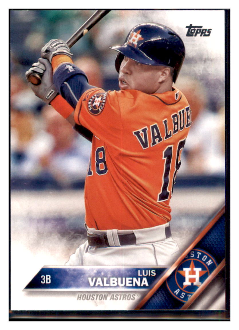 2016 Topps Luis Valbuena Houston Astros #503 Baseball card MATV3 simple Xclusive Collectibles