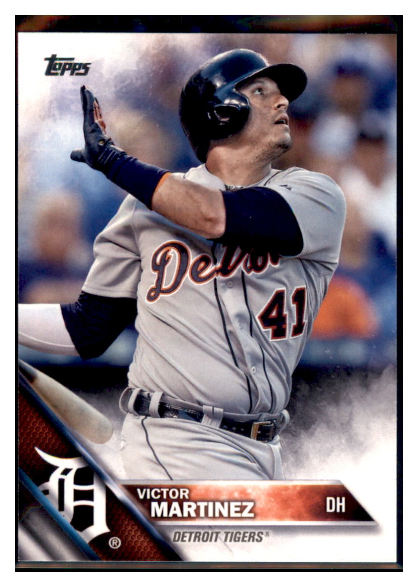 2016 Topps Victor Martinez Detroit Tigers #340 Baseball card MATV3 simple Xclusive Collectibles