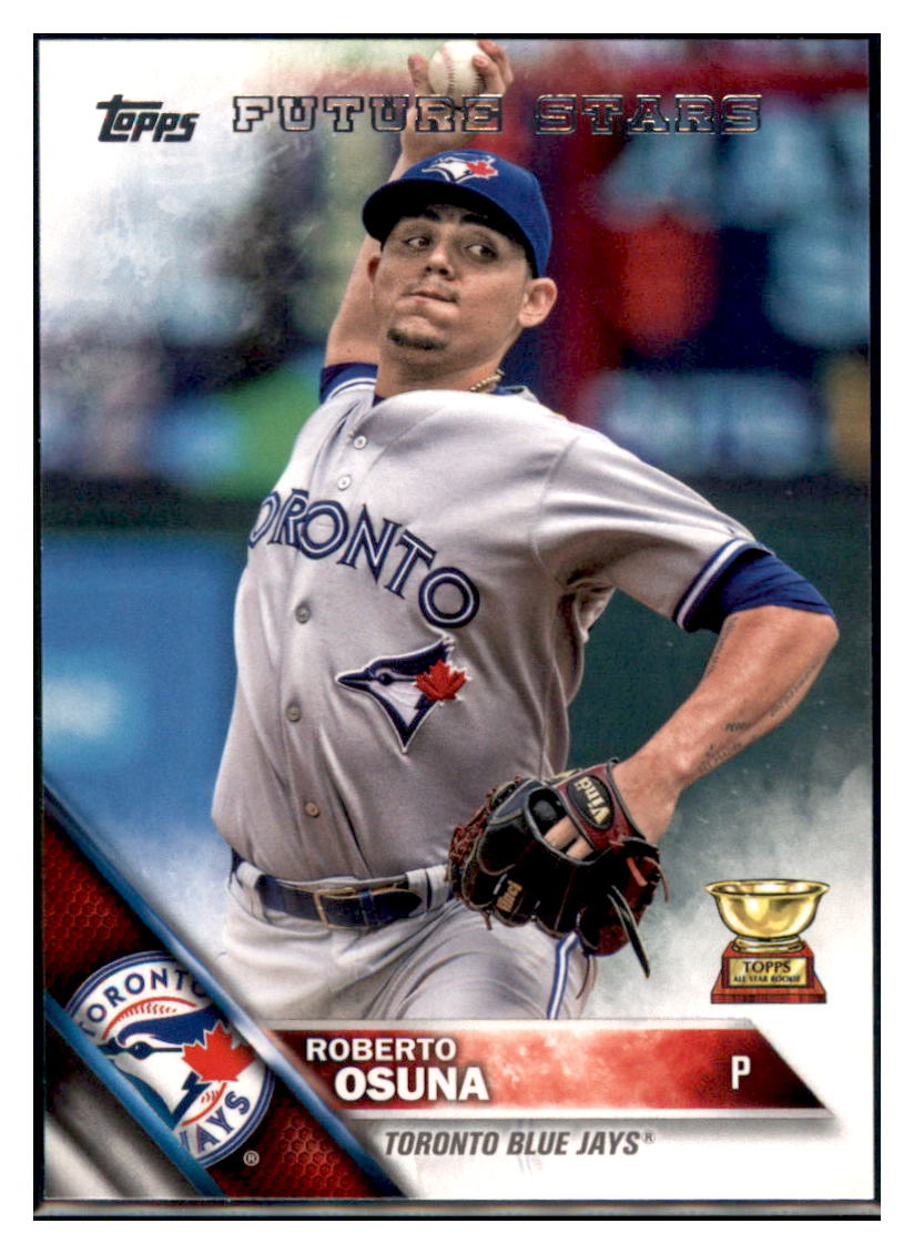 2016 Topps Roberto Osuna Toronto Blue Jays #121 Baseball card MATV3 simple Xclusive Collectibles