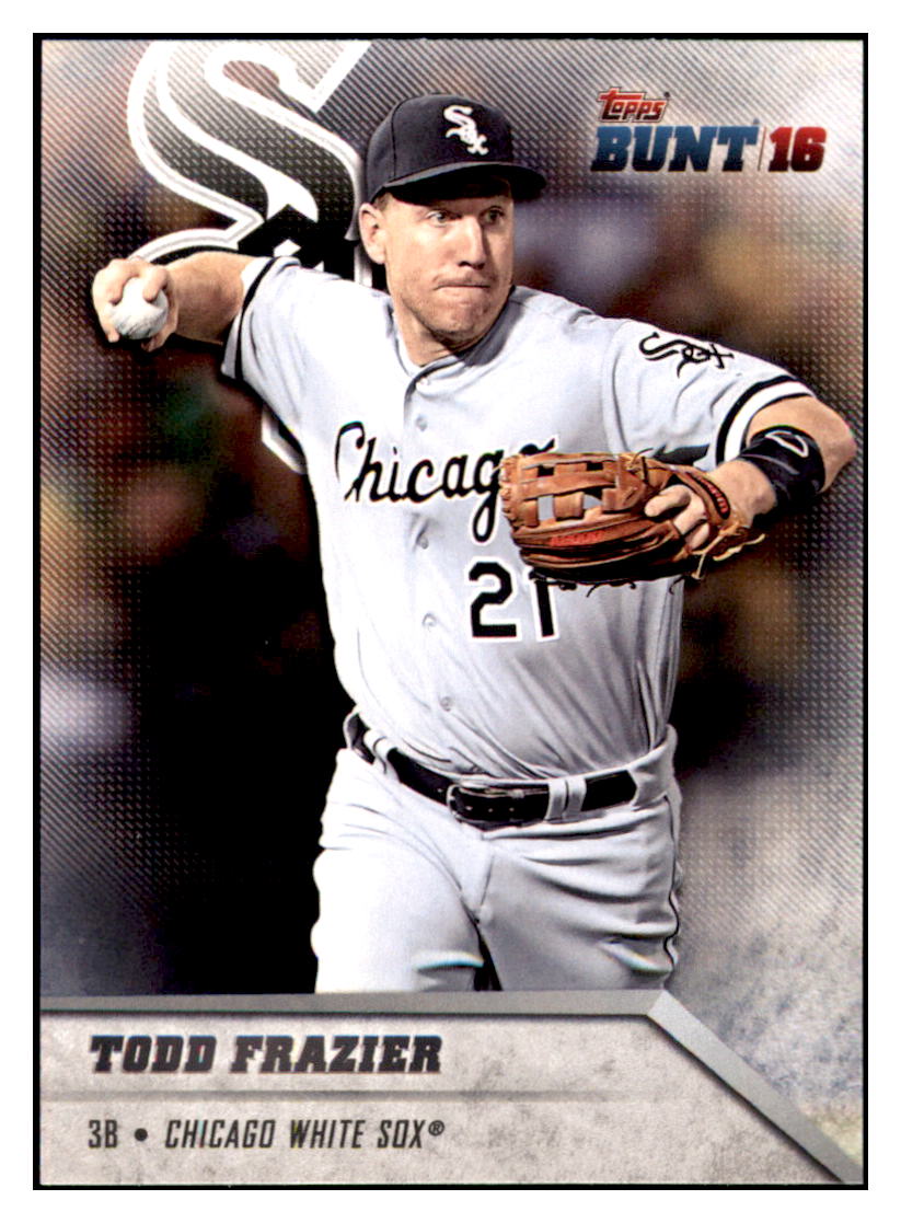 2016 Topps Bunt Todd Frazier  Chicago White Sox #124 Baseball card   MATV3 simple Xclusive Collectibles