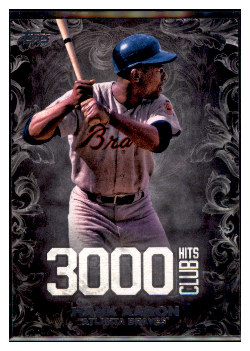 2016 Topps Update Hank Aaron Atlanta Braves #3000H-3 Baseball card MATV3 simple Xclusive Collectibles