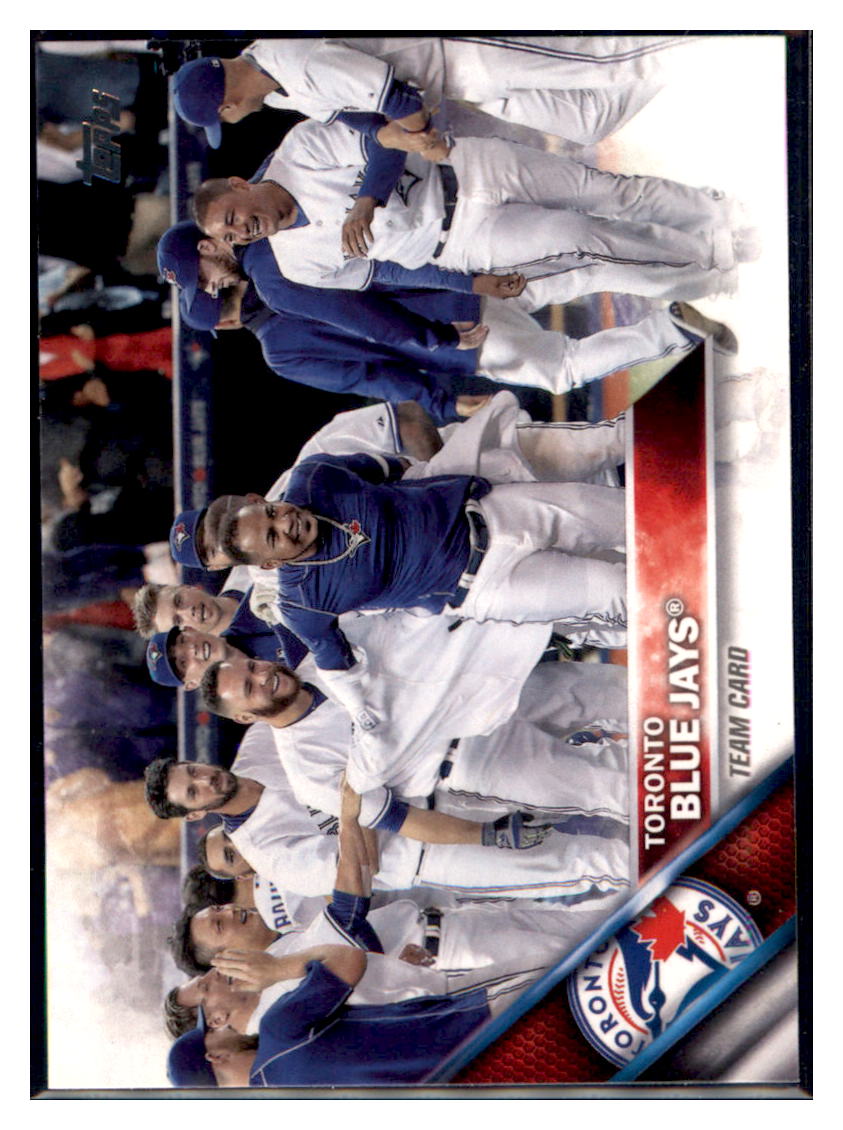 2016 Topps Toronto Blue Jays TC Toronto Blue Jays #332 Baseball card MATV3 simple Xclusive Collectibles