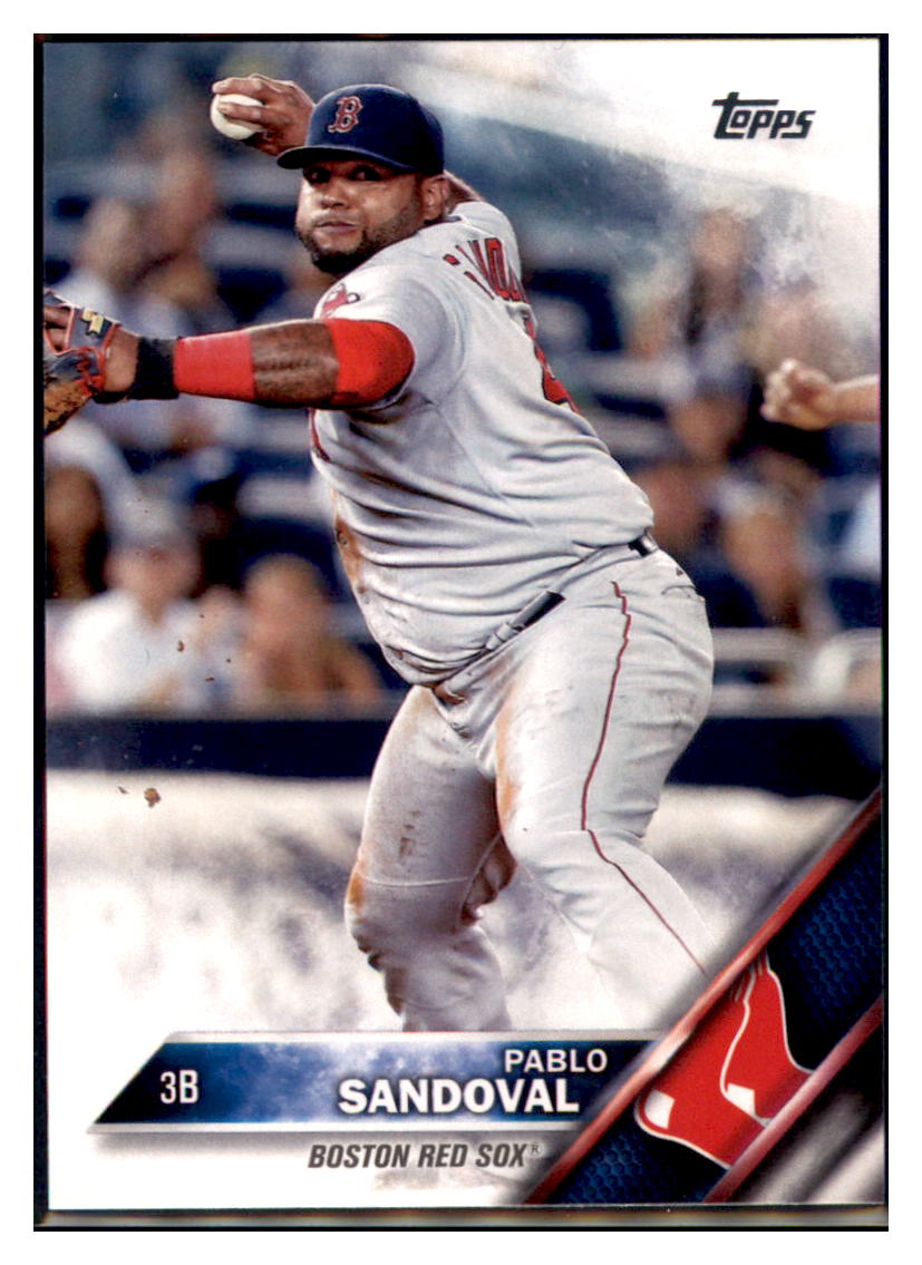 2016 Topps Boston Red Sox Pablo
  Sandoval  Boston Red Sox #BRS-6
  Baseball card   MATV3 simple Xclusive Collectibles
