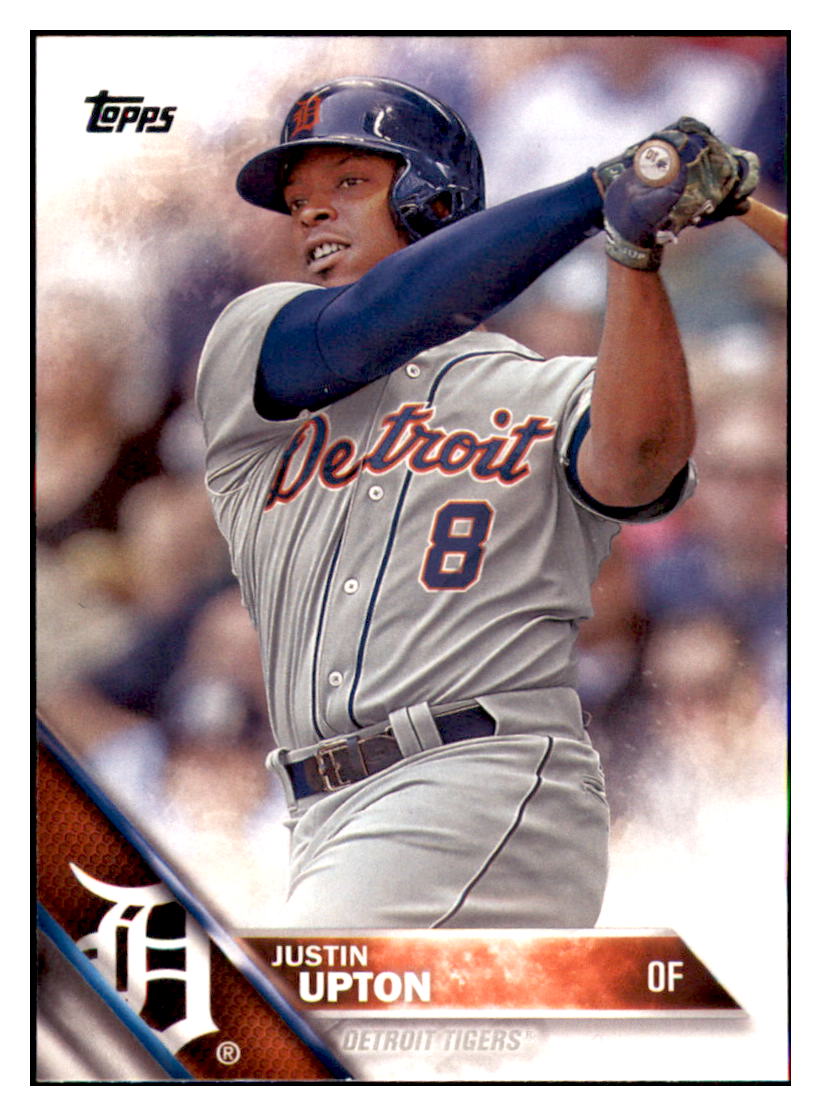 2016 Topps Justin Upton Detroit Tigers #673 Baseball card MATV3 simple Xclusive Collectibles