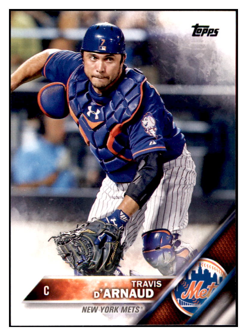 2016 Topps Travis d'Arnaud  New York Mets #31 Baseball card   MATV3 simple Xclusive Collectibles