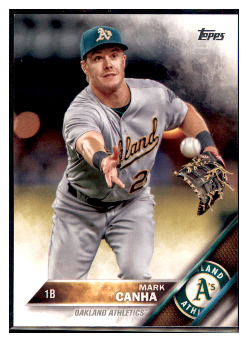 2016 Topps Oakland Athletics Mark
Canha Oakland Athletics #OA-13
Baseball card MATV3_1a simple Xclusive Collectibles