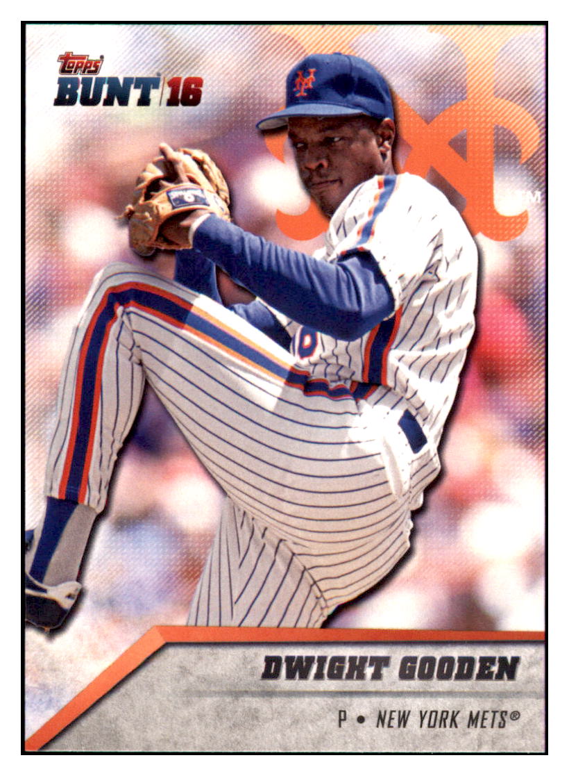 2016 Topps Bunt Dwight Gooden  New York Mets #48 Baseball card   MATV3 simple Xclusive Collectibles