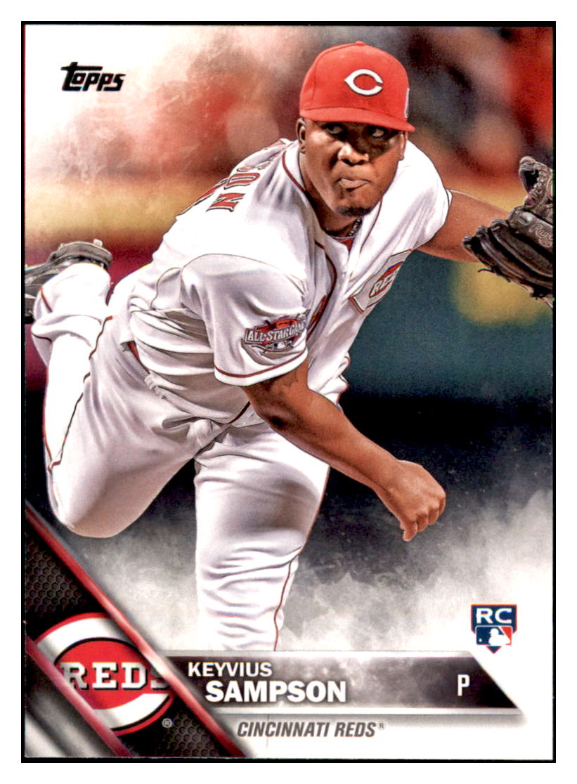 2016 Topps Keyvius Sampson Cincinnati Reds #333 Baseball card MATV3 simple Xclusive Collectibles