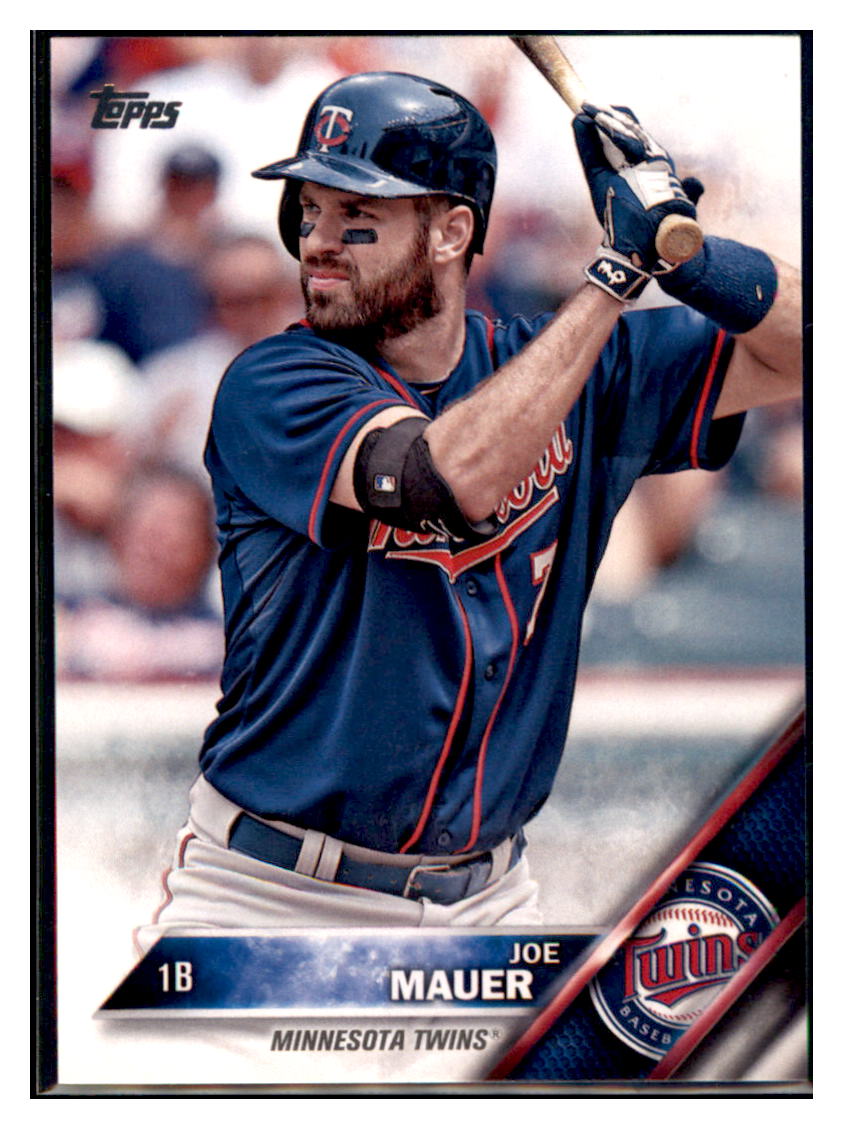 2016 Topps Joe Mauer  Minnesota Twins #286a Baseball card   MATV3 simple Xclusive Collectibles