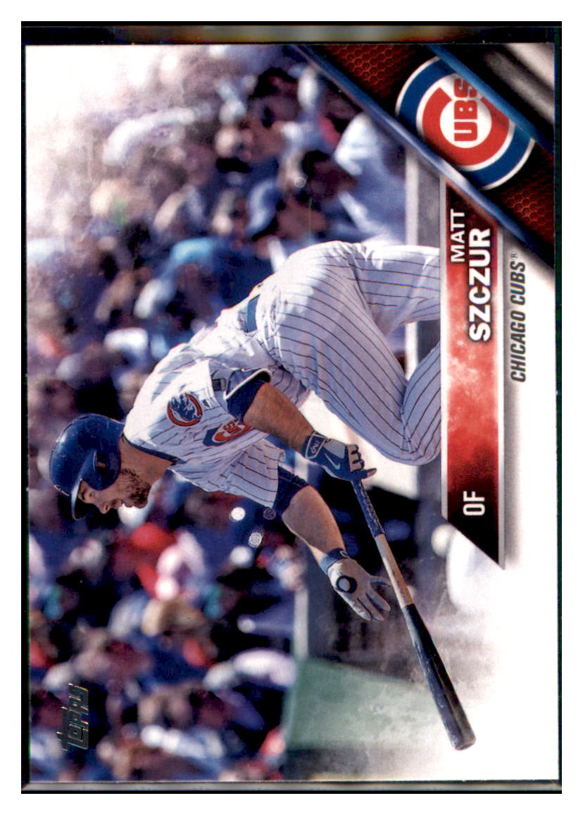 2016 Topps Update Matt Szczur Chicago Cubs #US12 Baseball card MATV3 simple Xclusive Collectibles