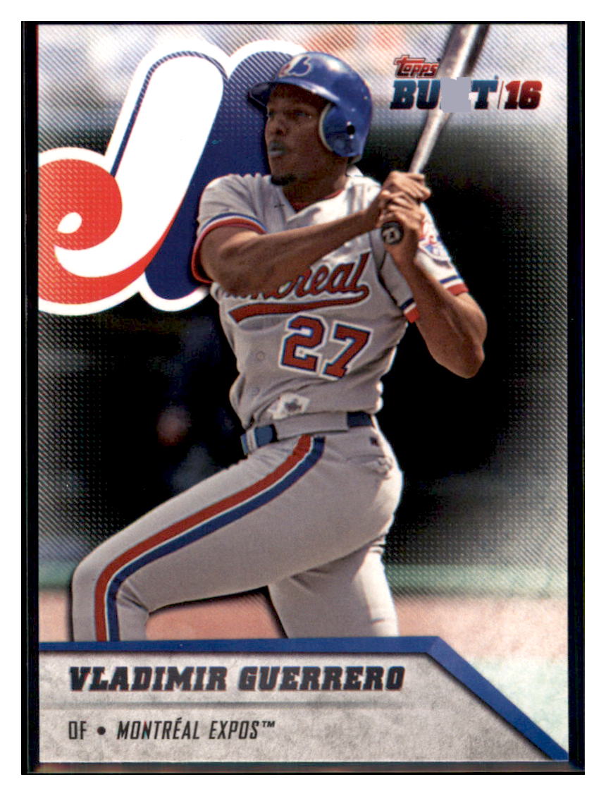 2016 Topps Bunt Vladimir Guerrero  Montreal Expos #51 Baseball card   MATV3 simple Xclusive Collectibles
