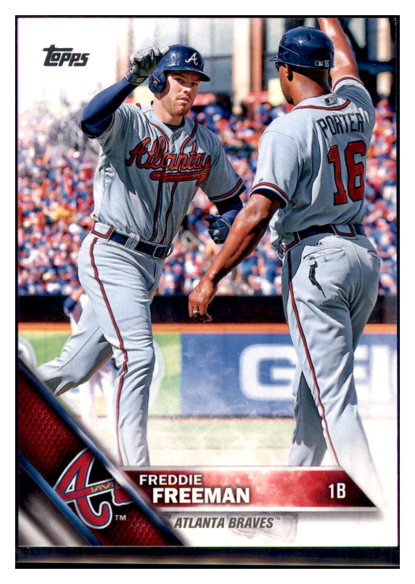 2016 Topps Freddie Freeman  Atlanta Braves #241 Baseball card   MATV3 simple Xclusive Collectibles