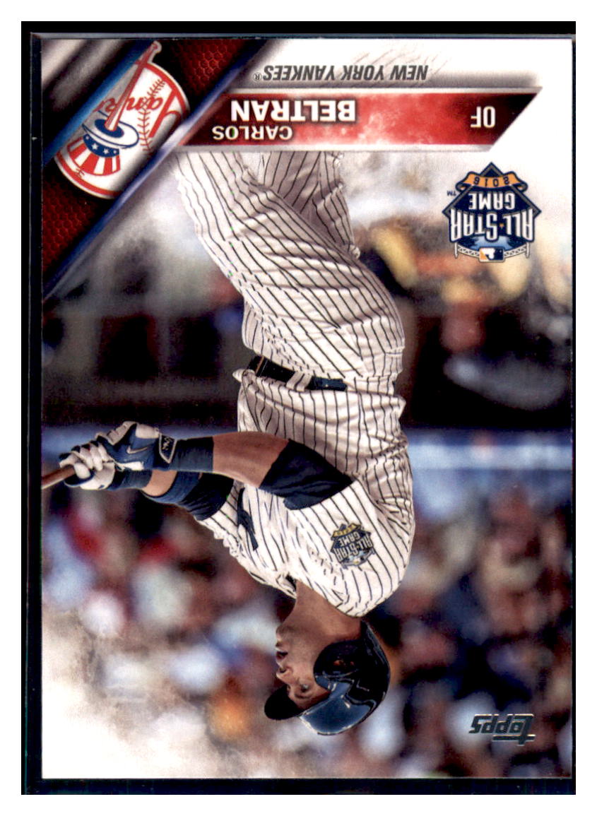 2016 Topps Update Carlos Beltran  New York Yankees #US234 Baseball card   MATV3 simple Xclusive Collectibles