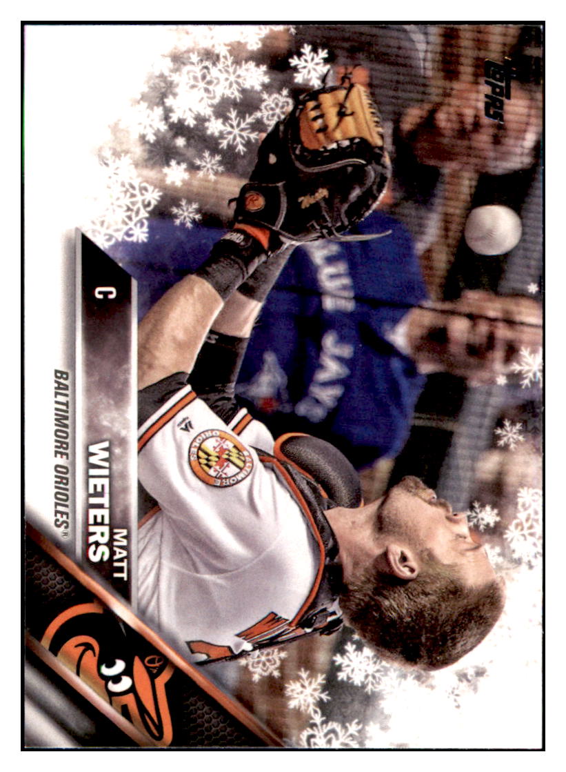 2016 Topps Holiday Matt Wieters  Baltimore Orioles #HMW70 Baseball card   MATV3 simple Xclusive Collectibles