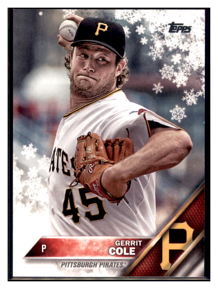 2016 Topps Holiday Gerrit Cole  Pittsburgh Pirates #11 Baseball card   MATV3 simple Xclusive Collectibles   