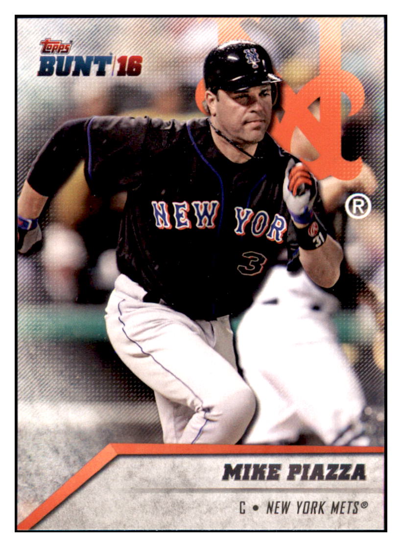 2016 Topps Bunt Mike Piazza  New York Mets #29 Baseball card   MATV3 simple Xclusive Collectibles