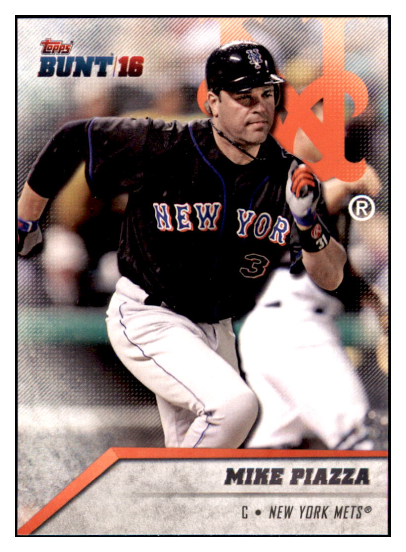 2016 Topps Bunt Mike Piazza New York Mets #29 Baseball card MATV3