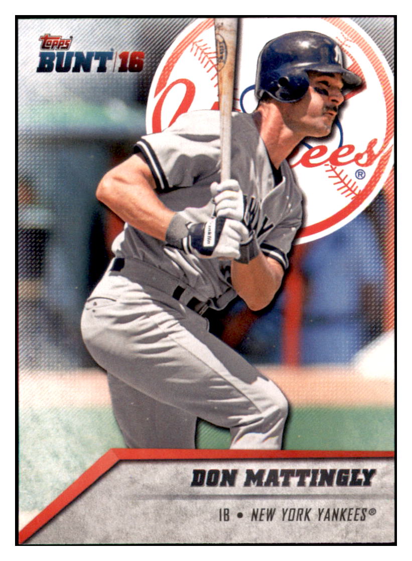 2016 Topps Bunt Don Mattingly  New York Yankees #41 Baseball card   MATV3 simple Xclusive Collectibles   