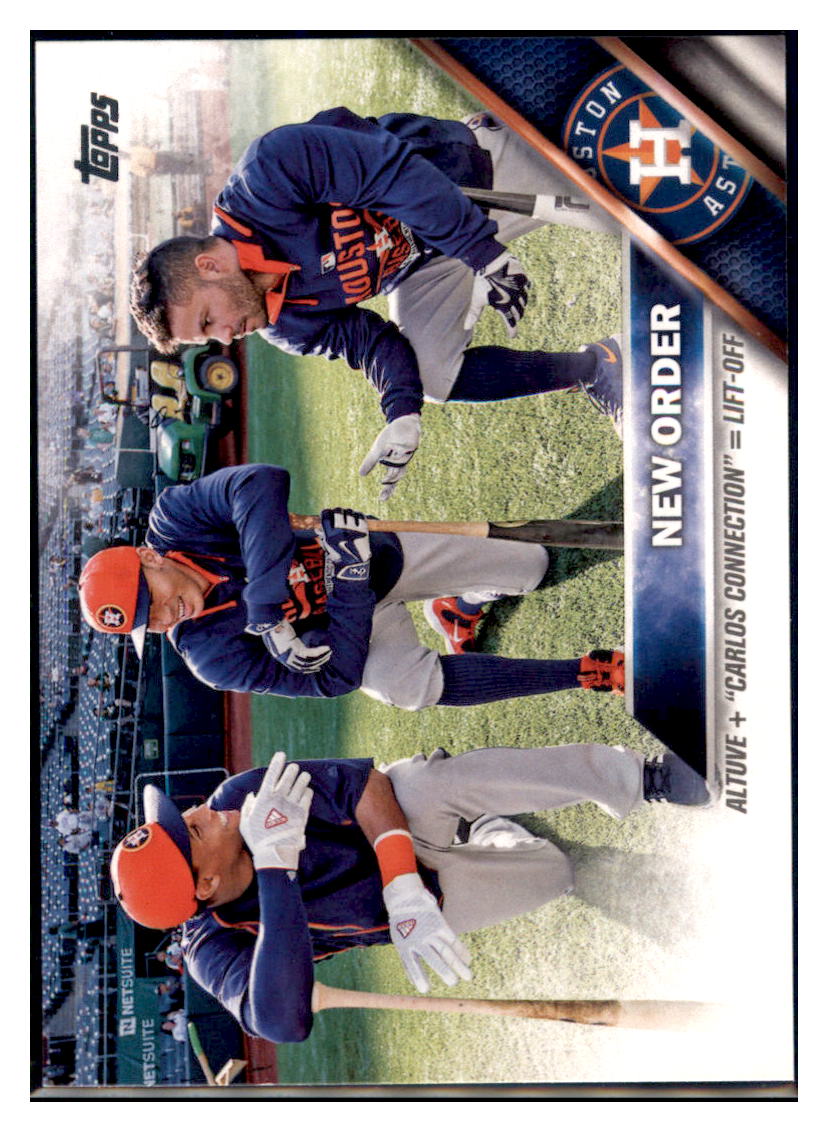 2016 Topps Carlos Gomez / Carlos Correa / Jose Altuve CL, Houston Astros
#170 Baseball card MATV3 simple Xclusive Collectibles