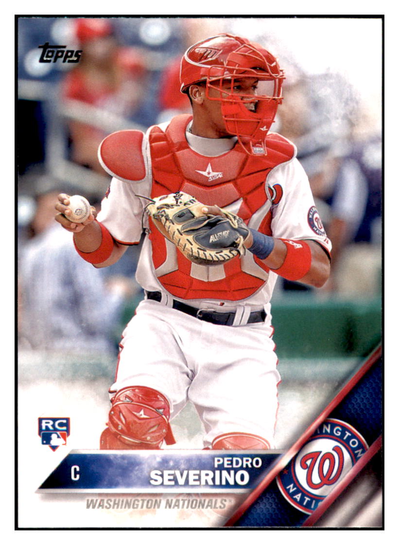 2016 Topps Pedro Severino Washington Nationals #420 Baseball
card MATV3 simple Xclusive Collectibles
