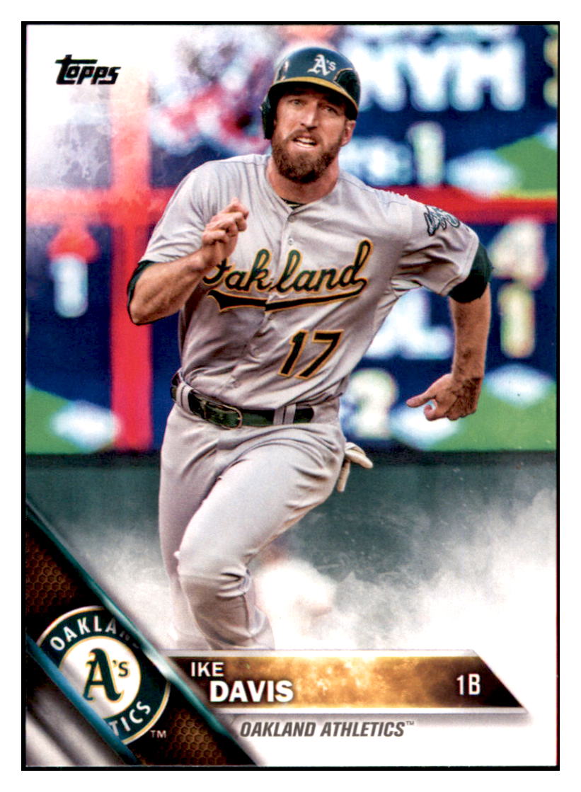 2016 Topps Ike Davis  Oakland Athletics #49 Baseball card   MATV3 simple Xclusive Collectibles