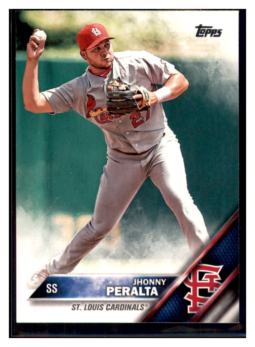 2016 Topps Jhonny Peralta  St. Louis Cardinals #46 Baseball card   MATV3 simple Xclusive Collectibles