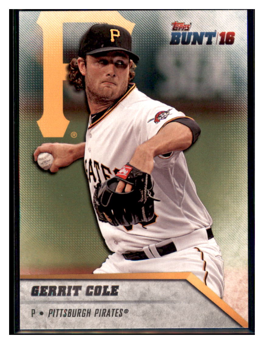 2016 Topps Bunt Gerrit Cole  Pittsburgh Pirates #122 Baseball card   MATV3 simple Xclusive Collectibles