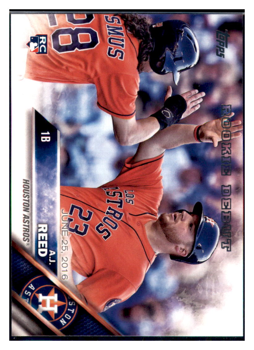 2016 Topps Update A.J. Reed Houston Astros #US89 Baseball card MATV3 simple Xclusive Collectibles