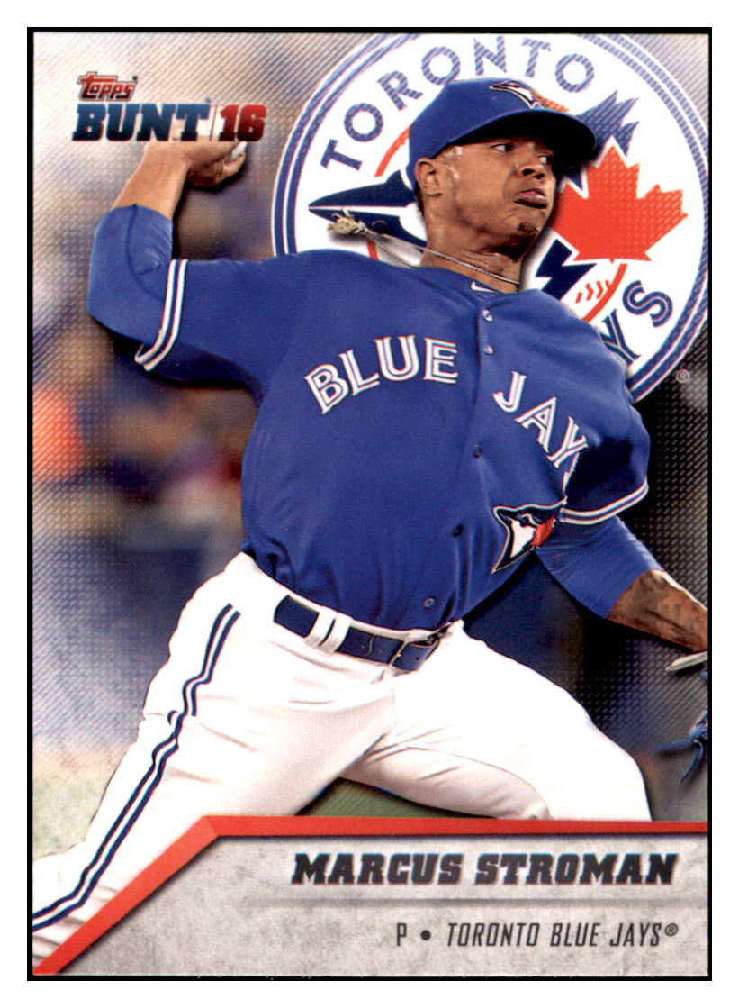 2016 Topps Bunt Marcus Stroman Toronto Blue Jays #49 Baseball card MATV3 simple Xclusive Collectibles