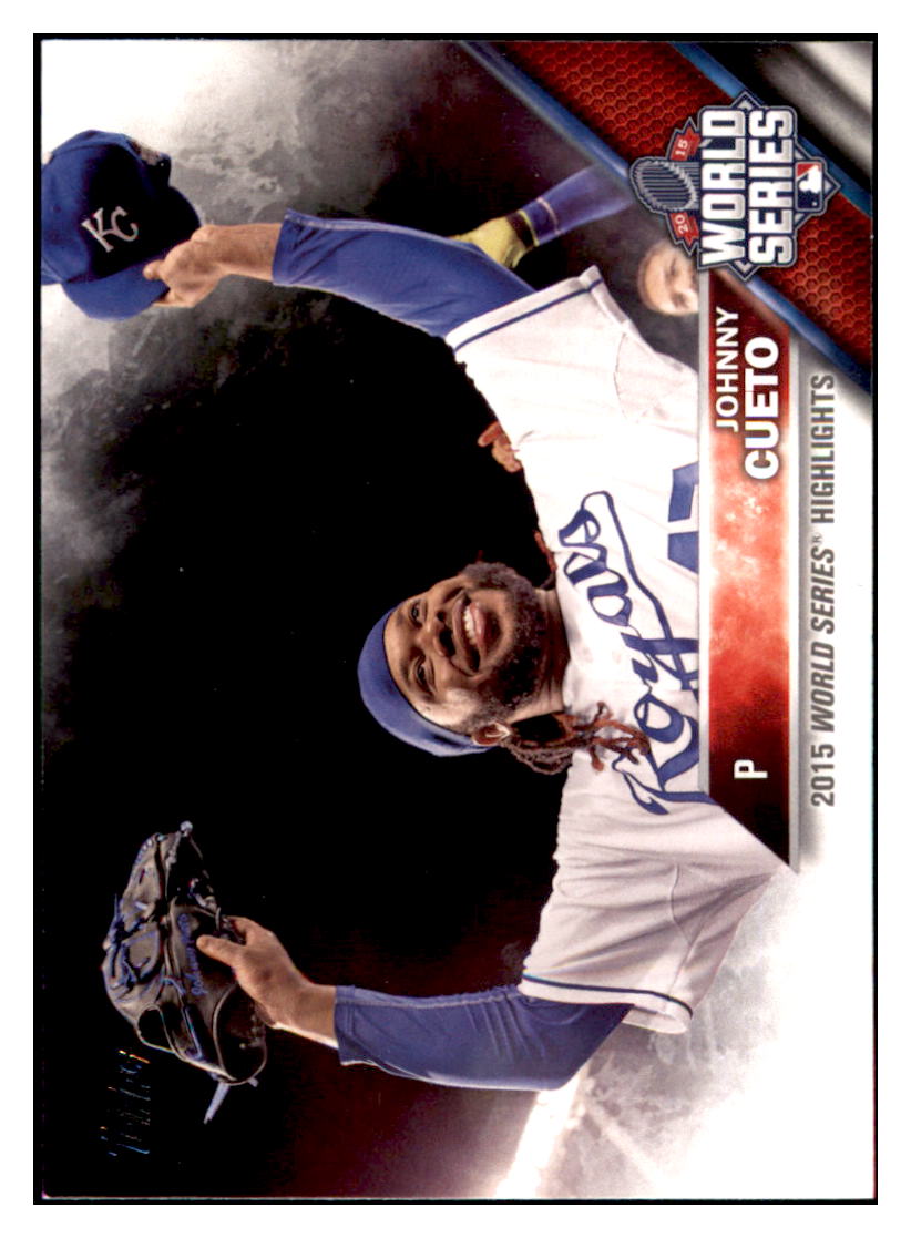 2016 Topps Johnny Cueto  Kansas City Royals #61 Baseball card   MATV3 simple Xclusive Collectibles