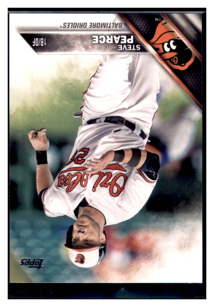 2016 Topps Update Steve Pearce Baltimore Orioles #US51 Baseball card MATV3 simple Xclusive Collectibles