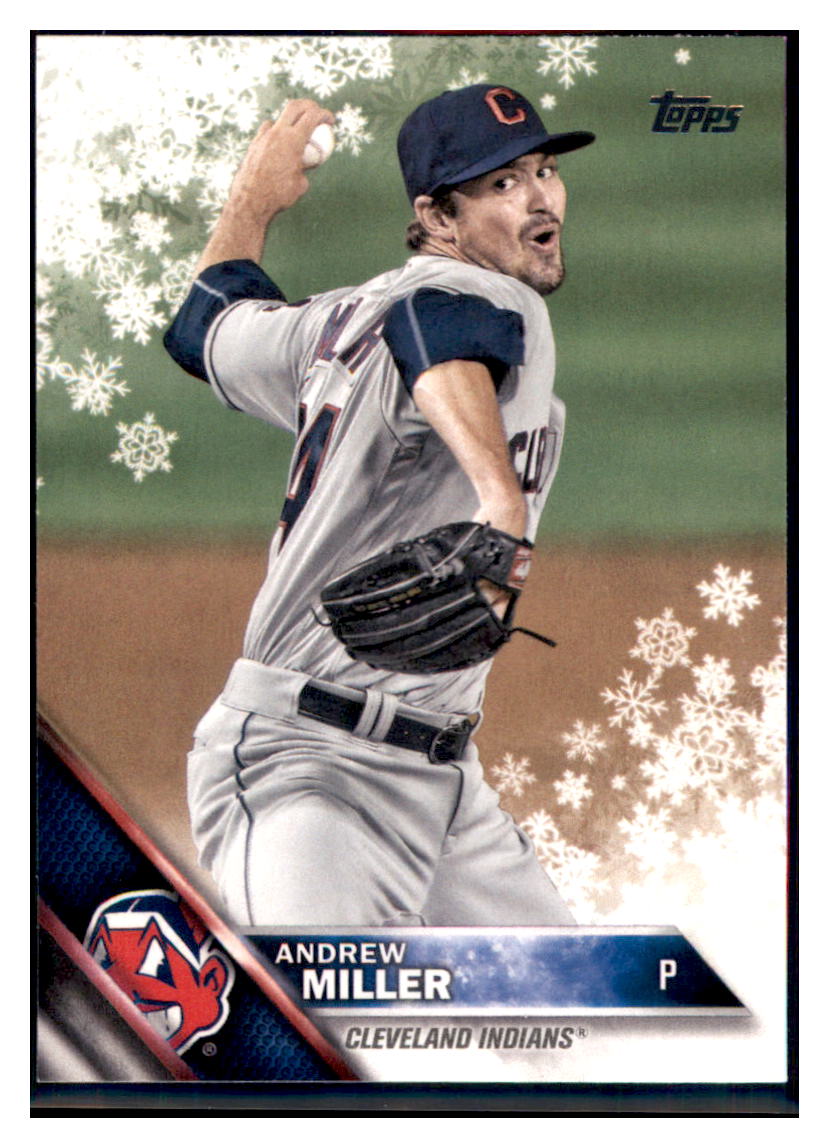 2016 Topps Holiday Andrew Miller  Cleveland Indians #HMW35 Baseball card   MATV3 simple Xclusive Collectibles   
