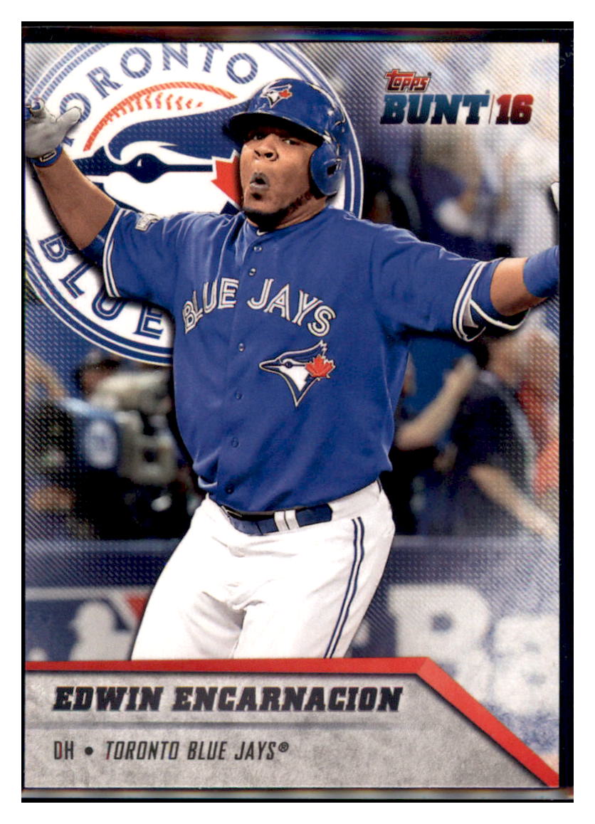 2016 Topps Bunt Edwin Encarnacion Toronto Blue Jays #172 Baseball card MATV3 simple Xclusive Collectibles