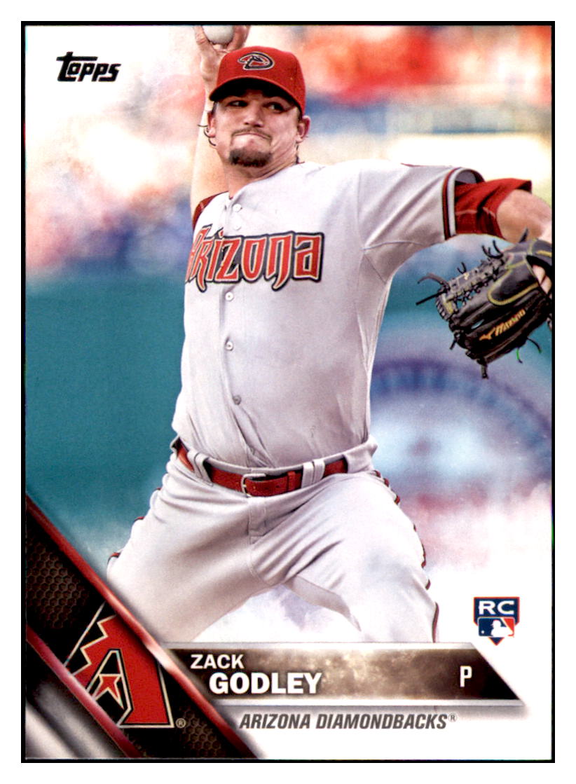 2016 Topps Zack Godley  Arizona Diamondbacks #290 Baseball
  card   MATV3 simple Xclusive Collectibles