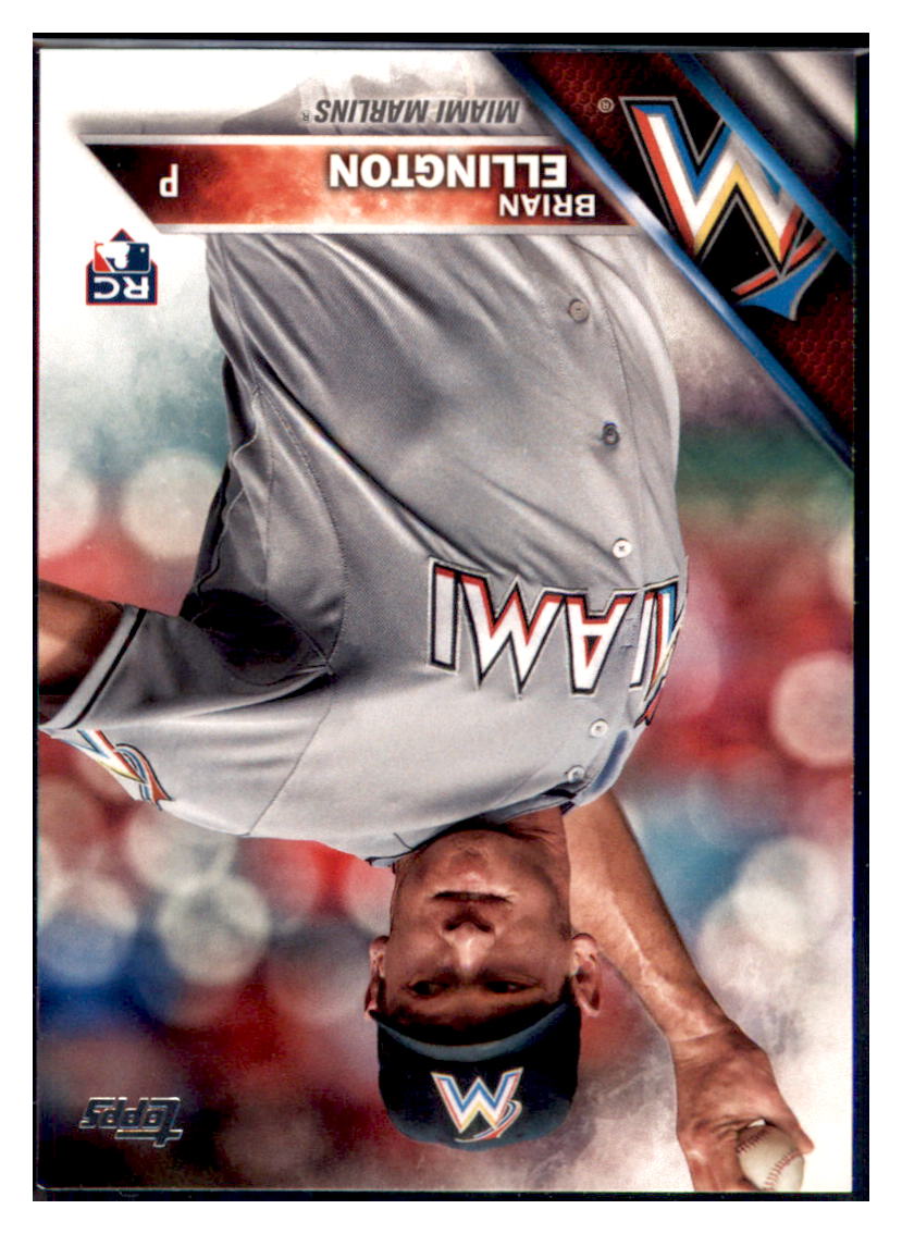 2016 Topps Brian Ellington  Miami Marlins #226 Baseball card   MATV3 simple Xclusive Collectibles