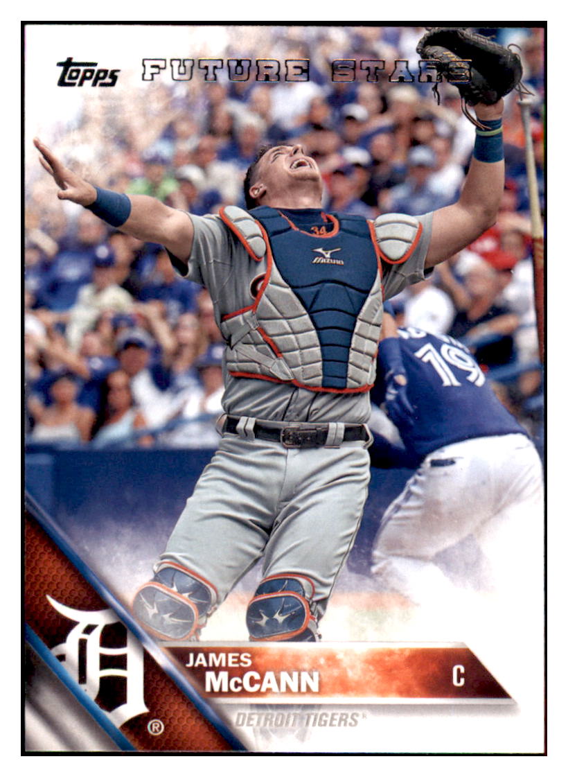 2016 Topps Detroit Tigers James
McCann Detroit Tigers #DT-2 Baseball
card MATV3 simple Xclusive Collectibles