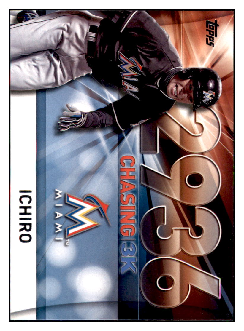 2016 Topps Update Ichiro  Miami Marlins #3000-50 Baseball card   MATV3 simple Xclusive Collectibles