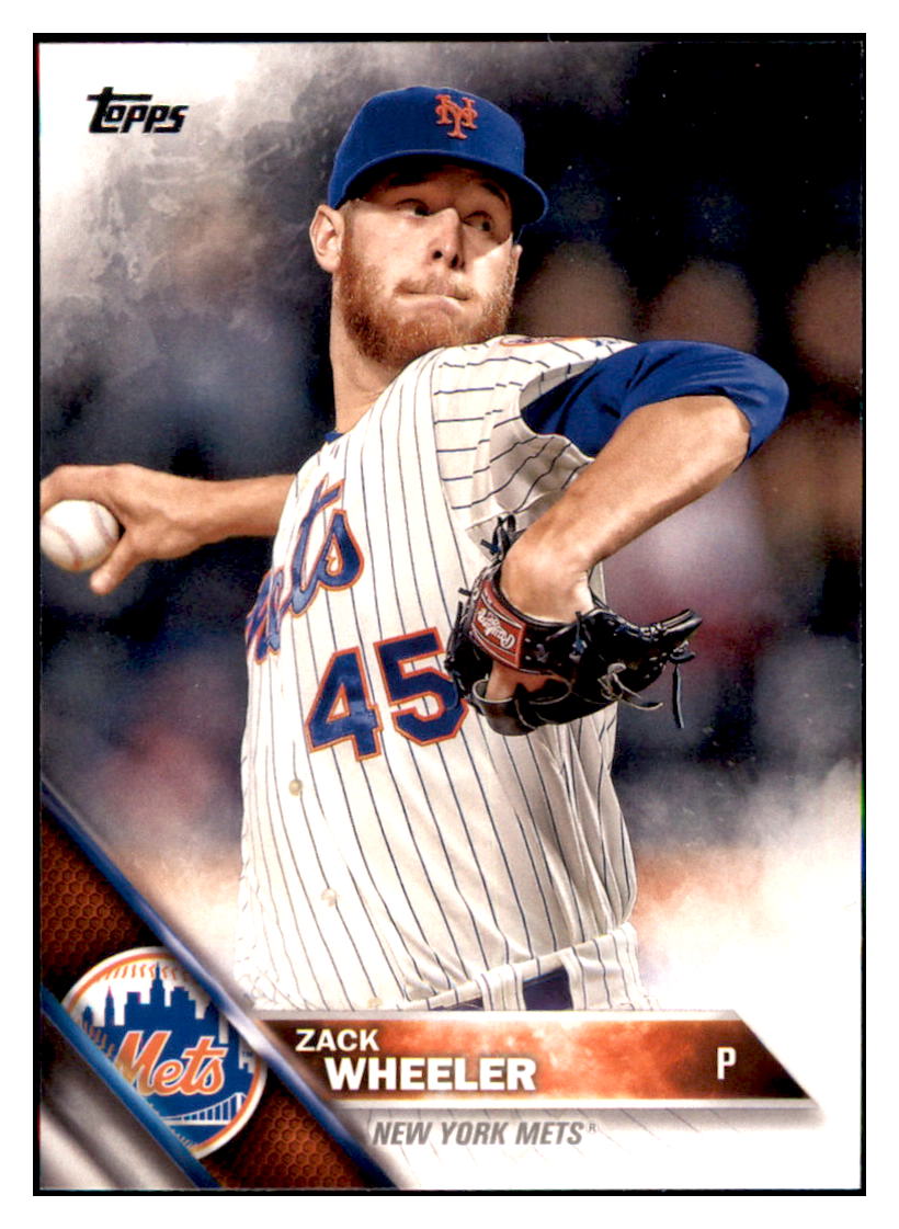 2016 Topps Zack Wheeler  New York Mets #529 Baseball card   MATV3 simple Xclusive Collectibles