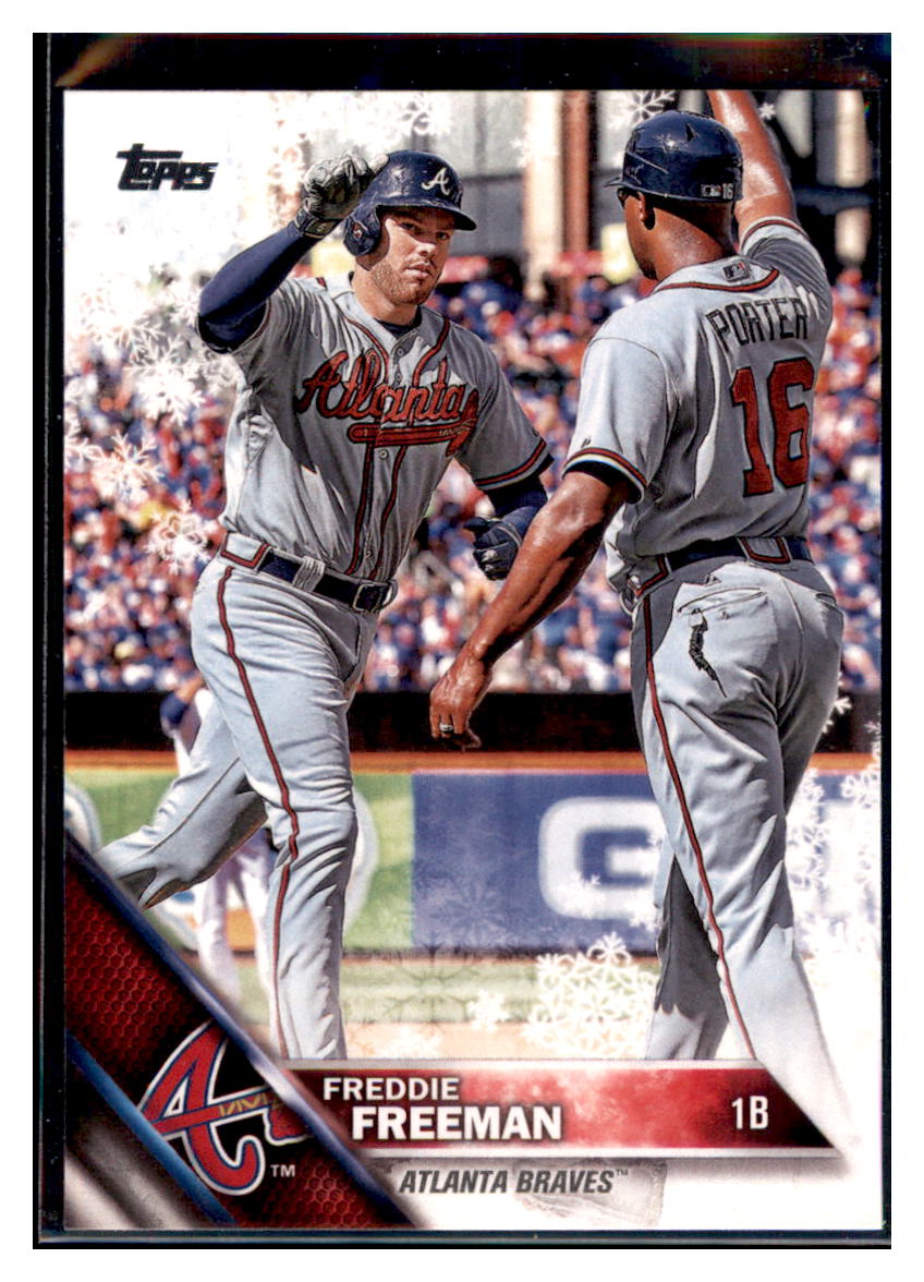 2016 Topps Freddie Freeman  Atlanta Braves #241 Baseball card   MATV3_1b simple Xclusive Collectibles
